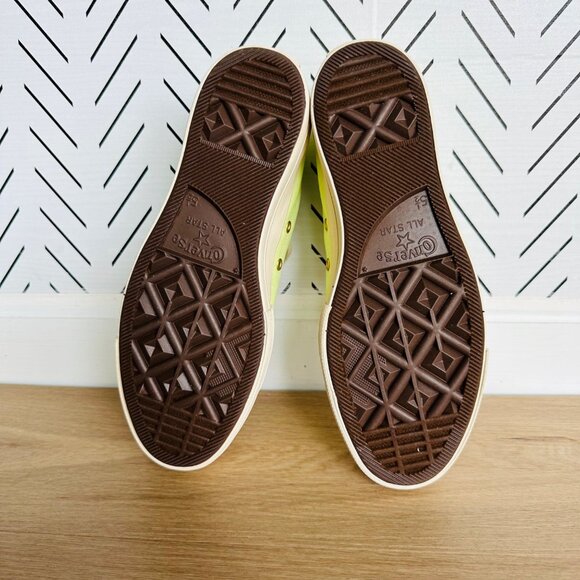 ⭐Converse Chuck Taylor All Star Lift Platform Sz 7.5 Women's Shoes Green A09913F - Picture 6 of 14